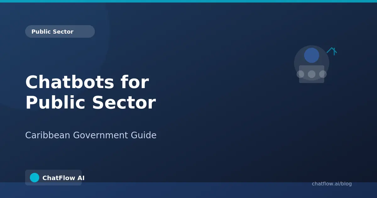 Cover Image for Chatbots for Public Sector: A Guide for Caribbean Government