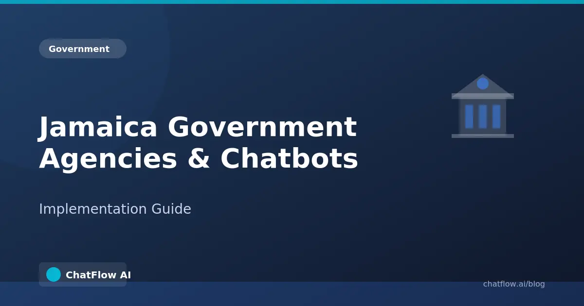 Cover Image for How Jamaica Government Agencies Can Use Chatbots